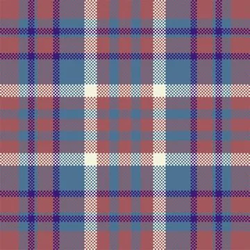 Pixel background vector design. Modern seamless pattern plaid. Square texture Illustrazione stock