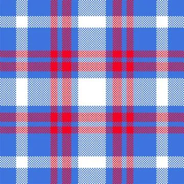 Pixel background vector design. Modern seamless pattern plaid. Square texture Stock Illustration