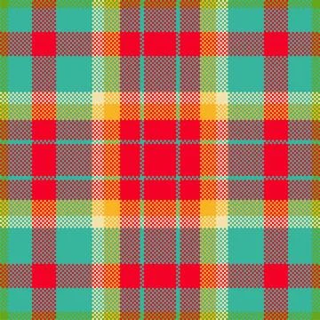Pixel background vector design. Modern seamless pattern plaid. Square texture Stock Illustration