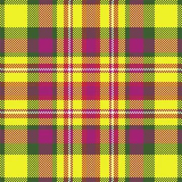 Pixel background vector design. Modern seamless pattern plaid. Square texture Stock Illustration