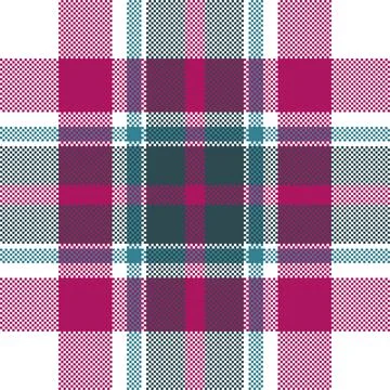 Pixel background vector design. Modern seamless pattern plaid. Square texture 스톡 일러스트