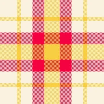 Pixel background vector design. Modern seamless pattern plaid. Square texture Illustrazione stock