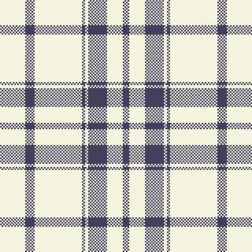 Pixel background vector design. Modern seamless pattern plaid. Square texture Stock Illustration