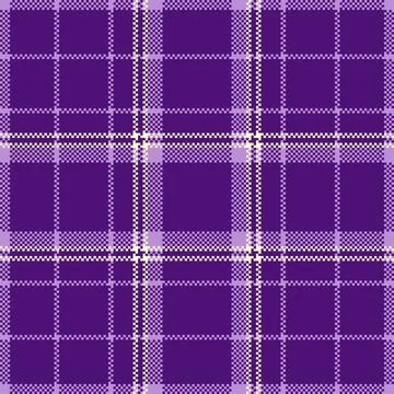Pixel background vector design. Modern seamless pattern plaid. Square texture Stock Illustration