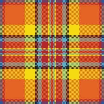 Pixel background vector design. Modern seamless pattern plaid. Square texture Stock Illustration