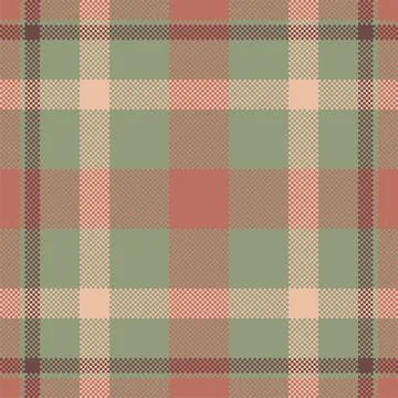 Pixel background vector design. Modern seamless pattern plaid. Square texture Stock Illustration