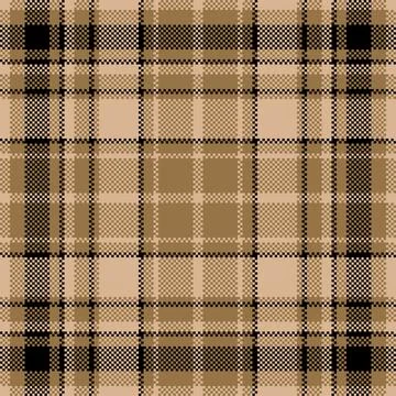 Pixel background vector design. Modern seamless pattern plaid. Square texture Illustrazione stock