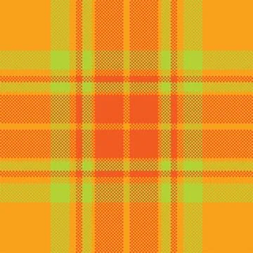 Pixel background vector design. Modern seamless pattern plaid. Square texture Stock Illustration