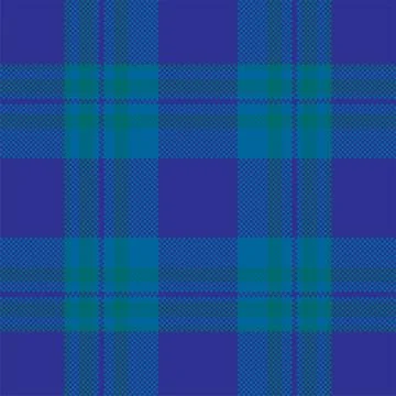 Pixel background vector design. Modern seamless pattern plaid. Square texture Stock Illustration