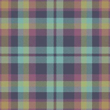 Pixel background vector design. Modern seamless pattern plaid. Square texture 스톡 일러스트