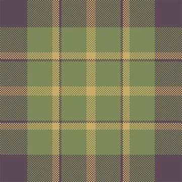 Pixel background vector design. Modern seamless pattern plaid. Square texture Stock Illustration
