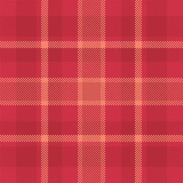 Pixel background vector design. Modern seamless pattern plaid. Square texture Stockillustratie