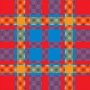 Pixel background vector design. Modern seamless pattern plaid. Square texture 스톡 일러스트