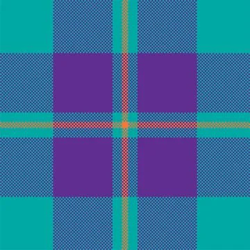 Pixel background vector design. Modern seamless pattern plaid. Square texture Stock Illustration