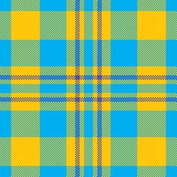 Pixel background vector design. Modern seamless pattern plaid. Square texture Illustrazione stock