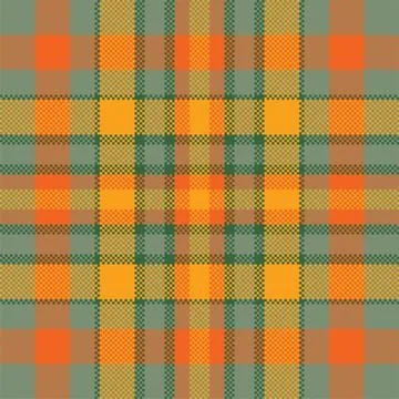 Pixel background vector design. Modern seamless pattern plaid. Square texture 스톡 일러스트