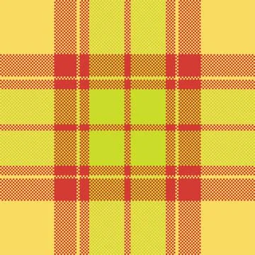 Pixel background vector design. Modern seamless pattern plaid. Square texture Illustrazione stock