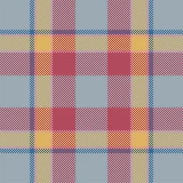 Pixel background vector design. Modern seamless pattern plaid. Square texture Illustrazione stock