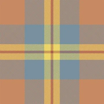 Pixel background vector design. Modern seamless pattern plaid. Square texture Illustrazione stock