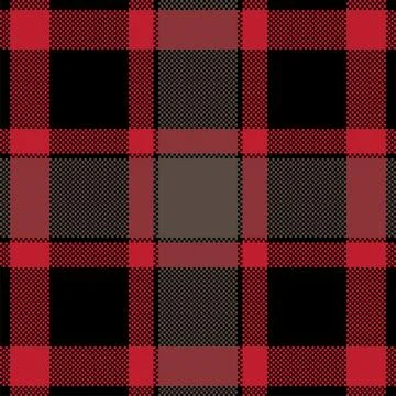 Pixel background vector design. Modern seamless pattern plaid. Square texture Stock Illustration