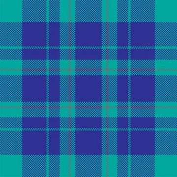 Pixel background vector design. Modern seamless pattern plaid. Square texture Stock Illustration