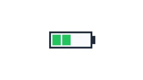 Pixel Battery Charging Loader Stock Footage 344093705