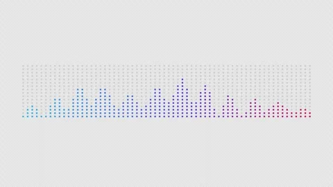 Pixel Beat Spectrum Alpha Overlay Stock Footage 335124283