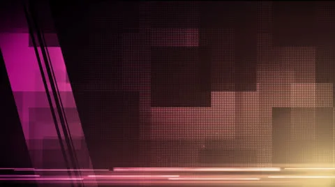 Pixel Block Pink Yellow Stock Footage 26060087