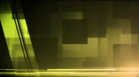 Pixel Block Yellow Stock Footage 26060251