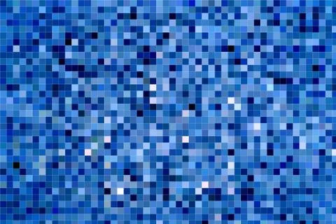 Pixel blue Stock Illustration