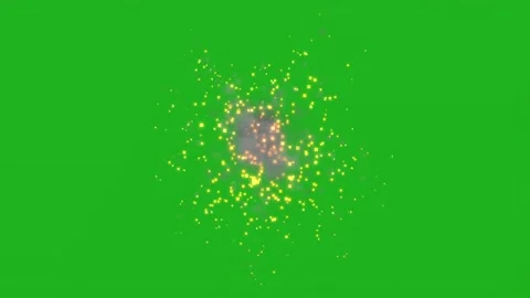 Pixel burst motion graphics with green screen background Stock Footage 158078406