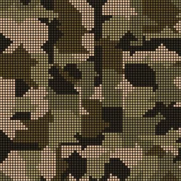 Pixel camouflage. Stock Illustration