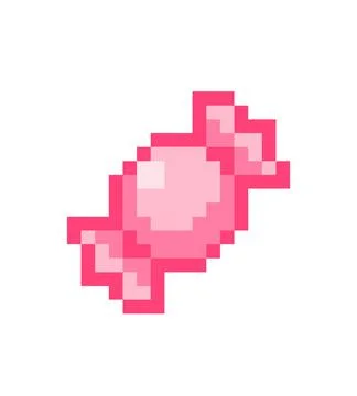 Pixel candy image for game assets Illustrazione stock