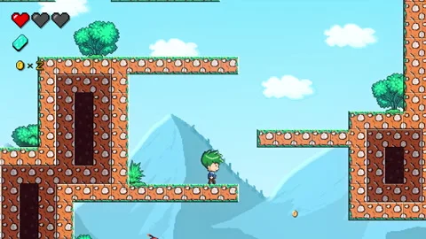 Pixel Character Defeated By Enemy Monste... | Stock Video | Pond5