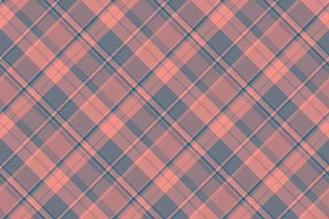 Pixel check textile vector, creation seamless fabric background. Soft plaid.. Stock Illustration