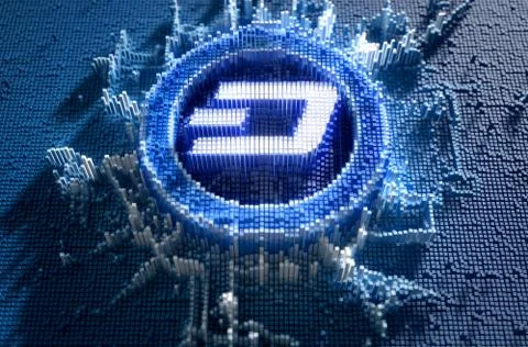 Pixel Dash Concept Illustrazione stock