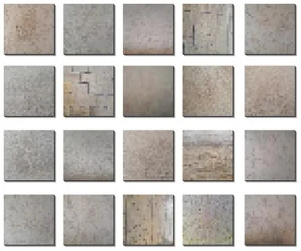 Pixel design.Set of vector textures.Soft patterns 스톡 일러스트