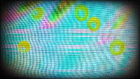 Pixel Distortion Aesthetic Loop Background Stock Footage 322602776