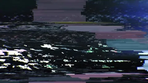 Pixel Distortion Datamosh Background Loop 4 Stock Footage 322799976
