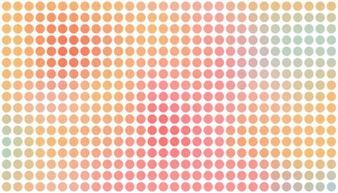 Pixel dot background. Halftone bitmap dotted gradient texture. Smooth speckle Stock Illustration