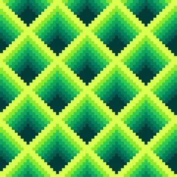Pixel Downward Square Gradient Seamless Pattern Stock Illustration