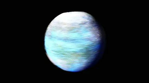 Pixel Earth Planet. 3D rendering. Stock Footage 160795339