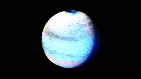 Pixel Earth Planet. 3D rendering. Stock Footage 160795434