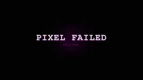 Pixel Failed Glitch Screen Error Message - Digital Technology Failure Stock Footage 331568147