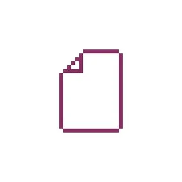 Pixel folder, text file , retro drawing, computer interface,  illustration .. 스톡 일러스트