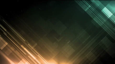 Pixel Form Amber Blue Stock Footage 26060739