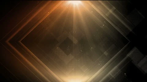 Pixel Frame Amber Orange Stock Footage 26061690