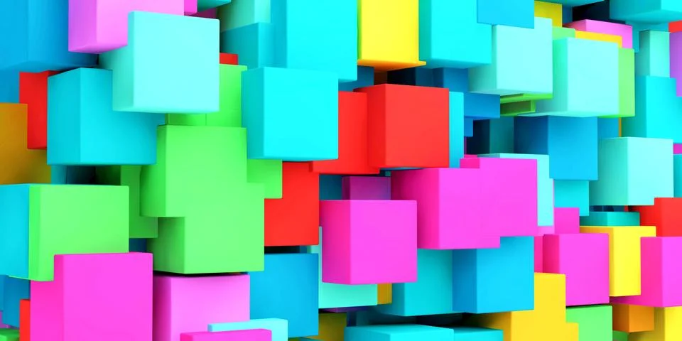 Pixel Fun Background 스톡 일러스트