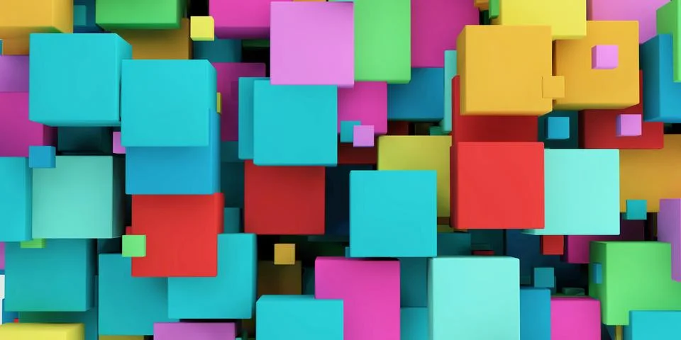 Pixel Fun Background 스톡 일러스트