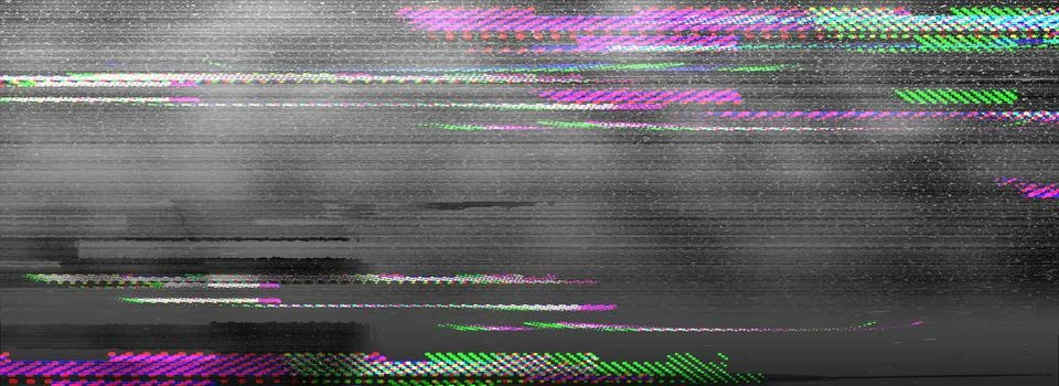 Pixel glitch art background 库存插图
